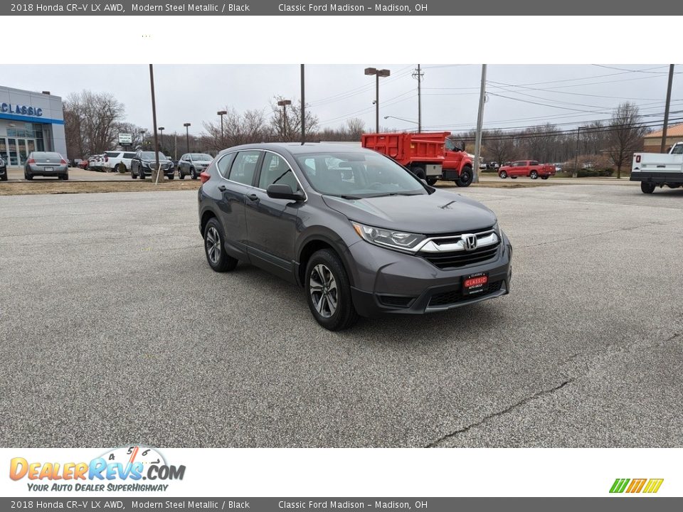 2018 Honda CR-V LX AWD Modern Steel Metallic / Black Photo #7