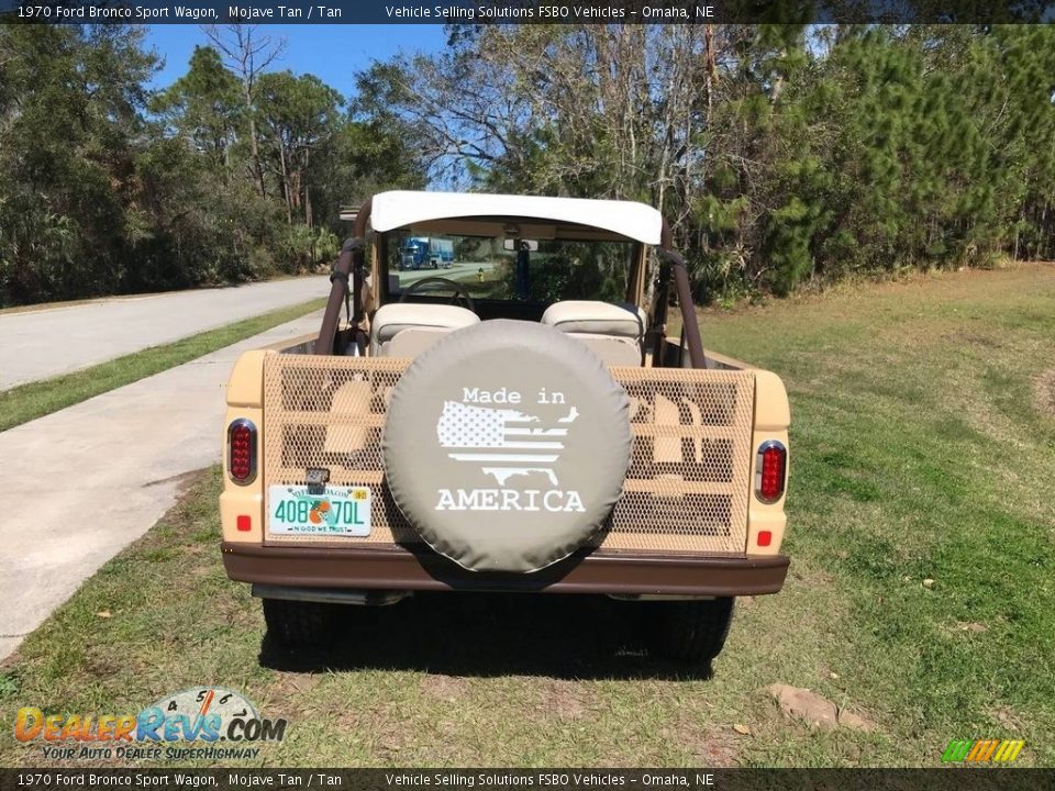 1970 Ford Bronco Sport Wagon Mojave Tan / Tan Photo #9