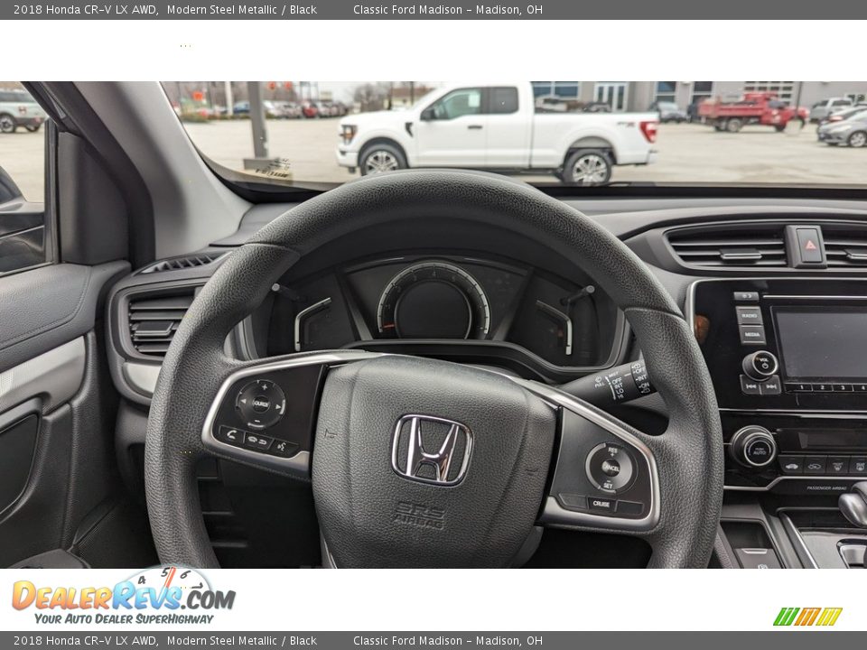 2018 Honda CR-V LX AWD Modern Steel Metallic / Black Photo #12