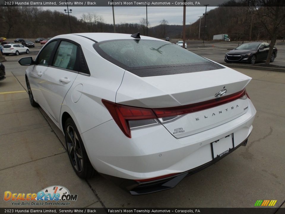 2023 Hyundai Elantra Limited Serenity White / Black Photo #4