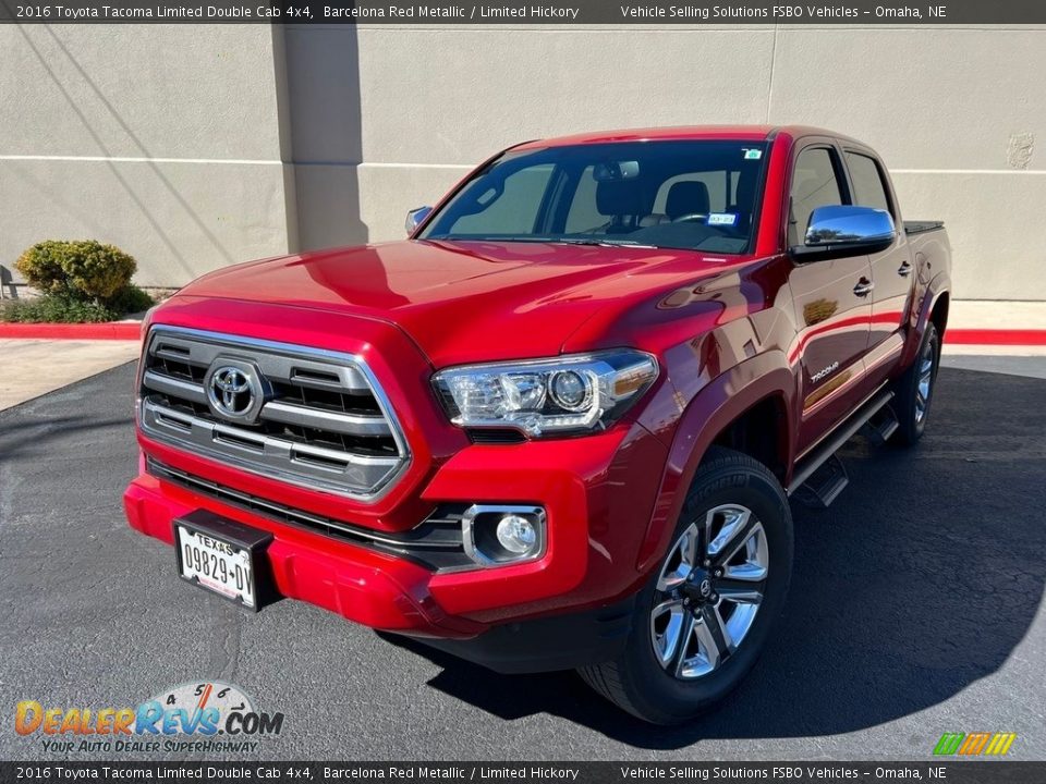 Barcelona Red Metallic 2016 Toyota Tacoma Limited Double Cab 4x4 Photo #1