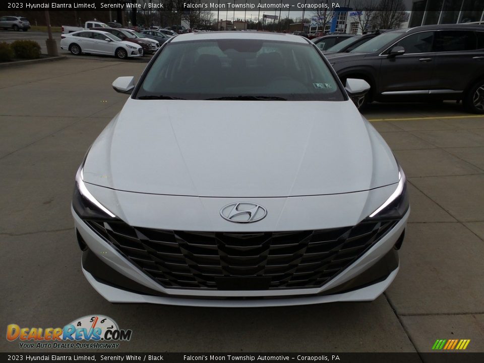 2023 Hyundai Elantra Limited Serenity White / Black Photo #7