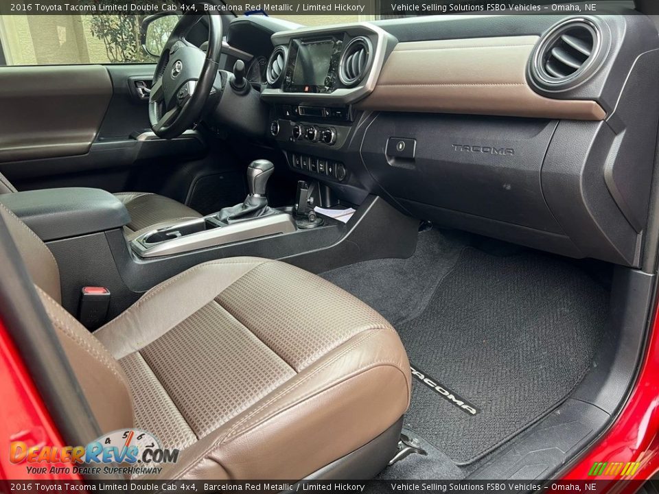 Front Seat of 2016 Toyota Tacoma Limited Double Cab 4x4 Photo #4