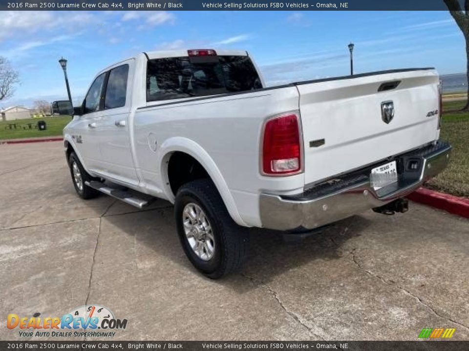 2016 Ram 2500 Laramie Crew Cab 4x4 Bright White / Black Photo #7