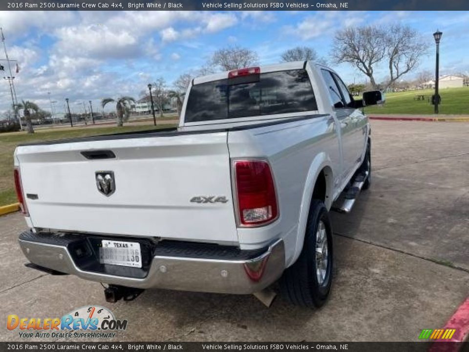 2016 Ram 2500 Laramie Crew Cab 4x4 Bright White / Black Photo #8