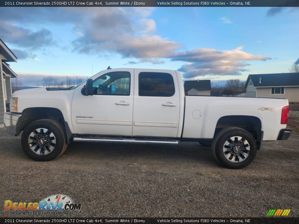 2011 Chevrolet Silverado 2500HD LTZ Crew Cab 4x4 Summit White / Ebony Photo #1