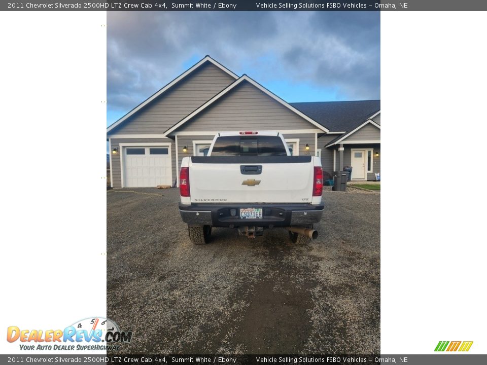 2011 Chevrolet Silverado 2500HD LTZ Crew Cab 4x4 Summit White / Ebony Photo #5