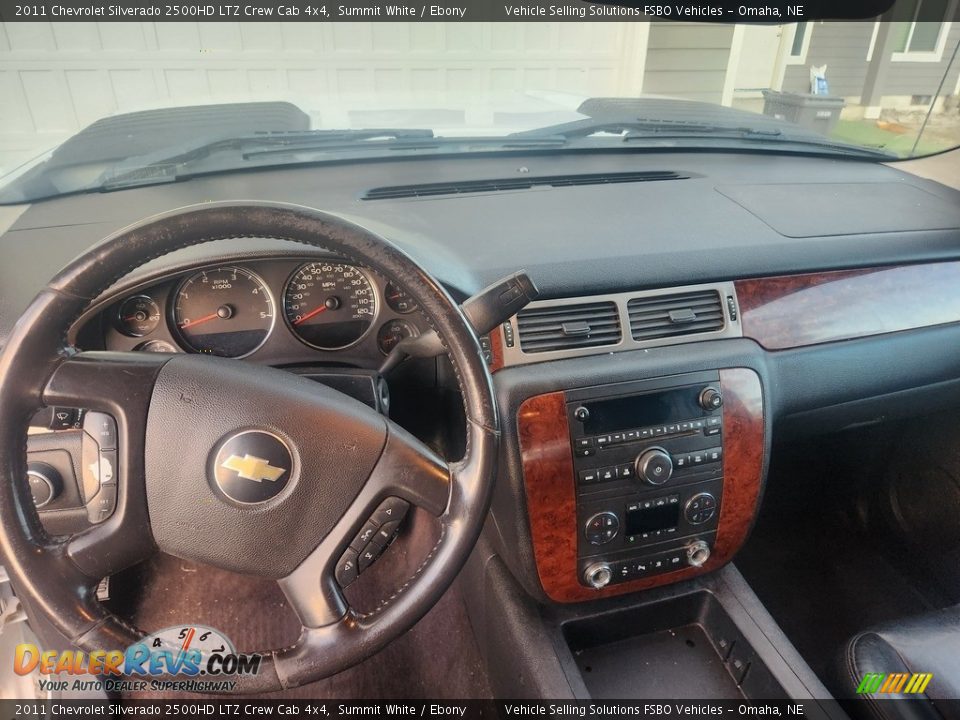 2011 Chevrolet Silverado 2500HD LTZ Crew Cab 4x4 Summit White / Ebony Photo #8