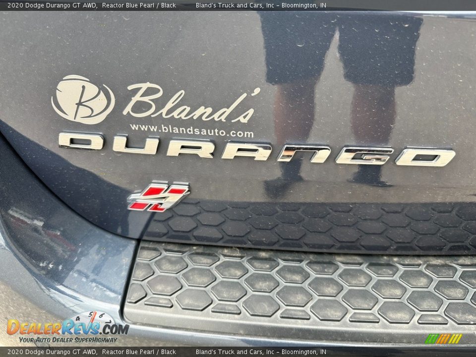 2020 Dodge Durango GT AWD Reactor Blue Pearl / Black Photo #36