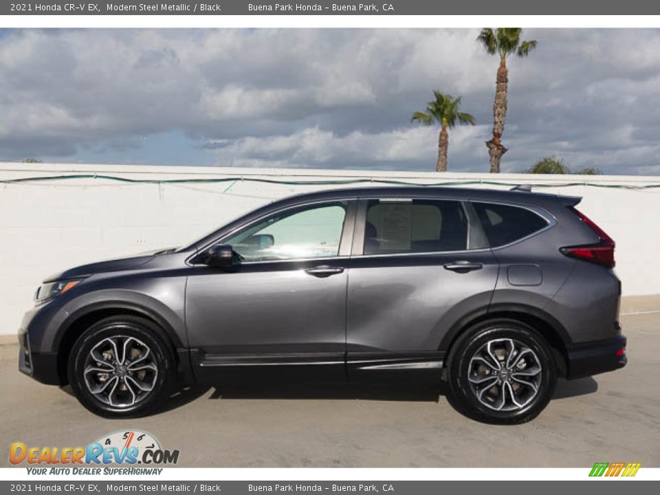 2021 Honda CR-V EX Modern Steel Metallic / Black Photo #8