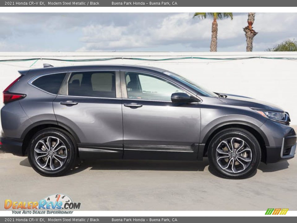 2021 Honda CR-V EX Modern Steel Metallic / Black Photo #10