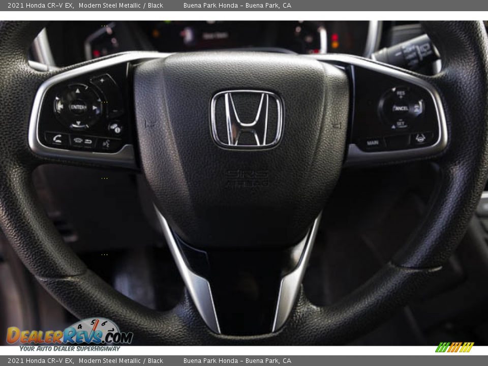 2021 Honda CR-V EX Modern Steel Metallic / Black Photo #11