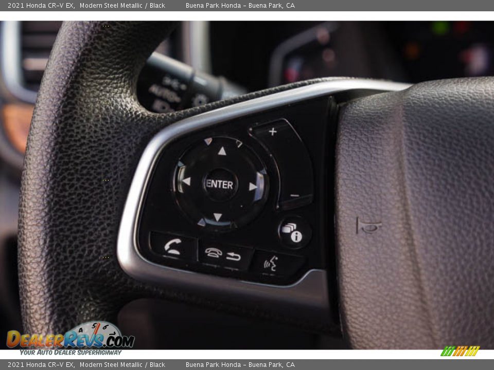 2021 Honda CR-V EX Modern Steel Metallic / Black Photo #12
