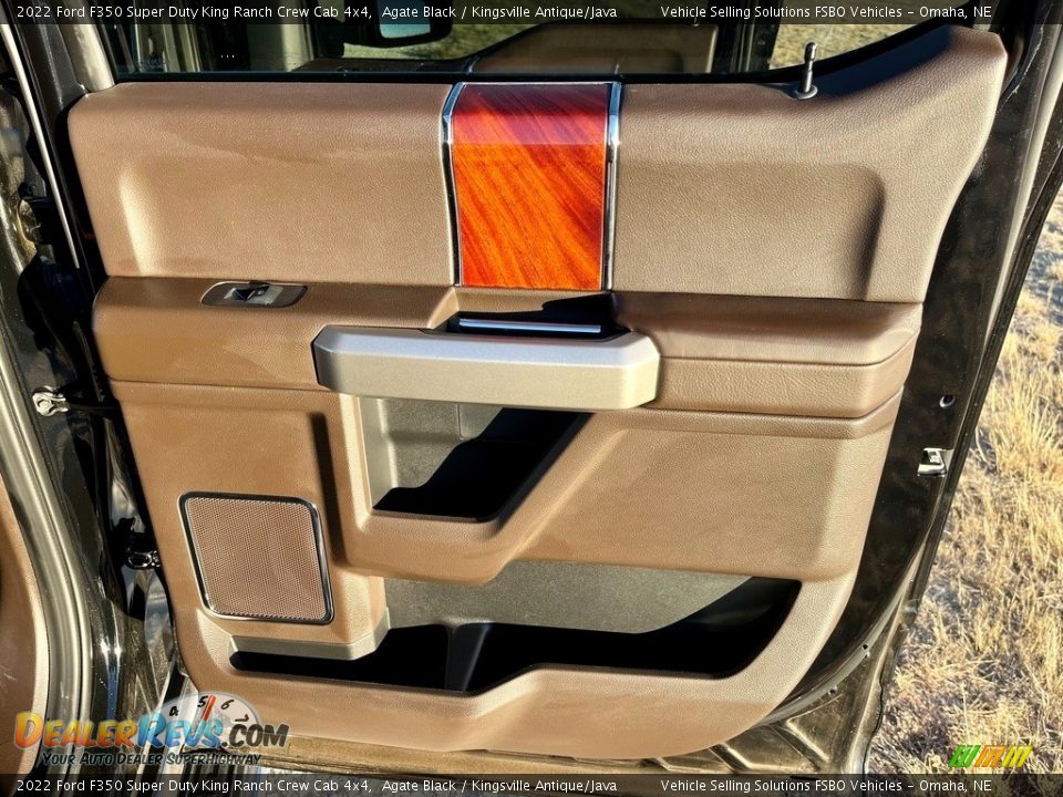 Door Panel of 2022 Ford F350 Super Duty King Ranch Crew Cab 4x4 Photo #12