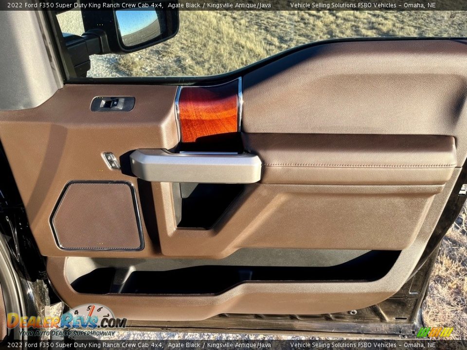 Door Panel of 2022 Ford F350 Super Duty King Ranch Crew Cab 4x4 Photo #13
