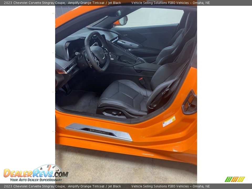 2023 Chevrolet Corvette Stingray Coupe Amplify Orange Tintcoat / Jet Black Photo #2