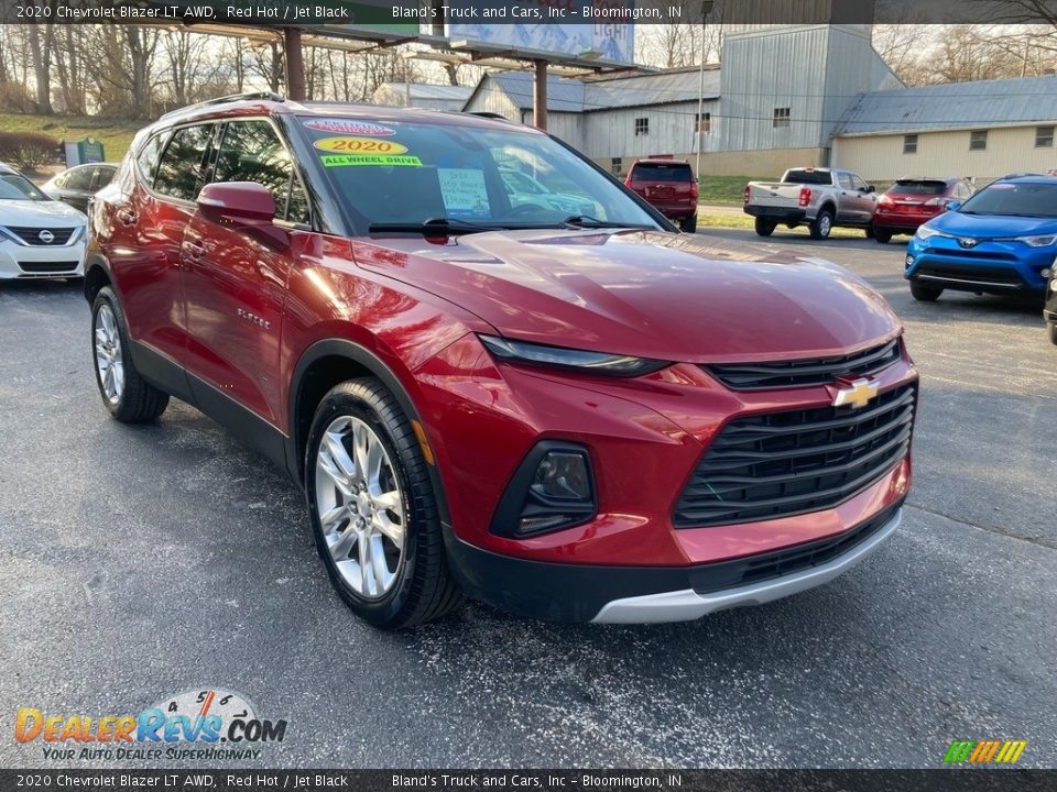 2020 Chevrolet Blazer LT AWD Red Hot / Jet Black Photo #7