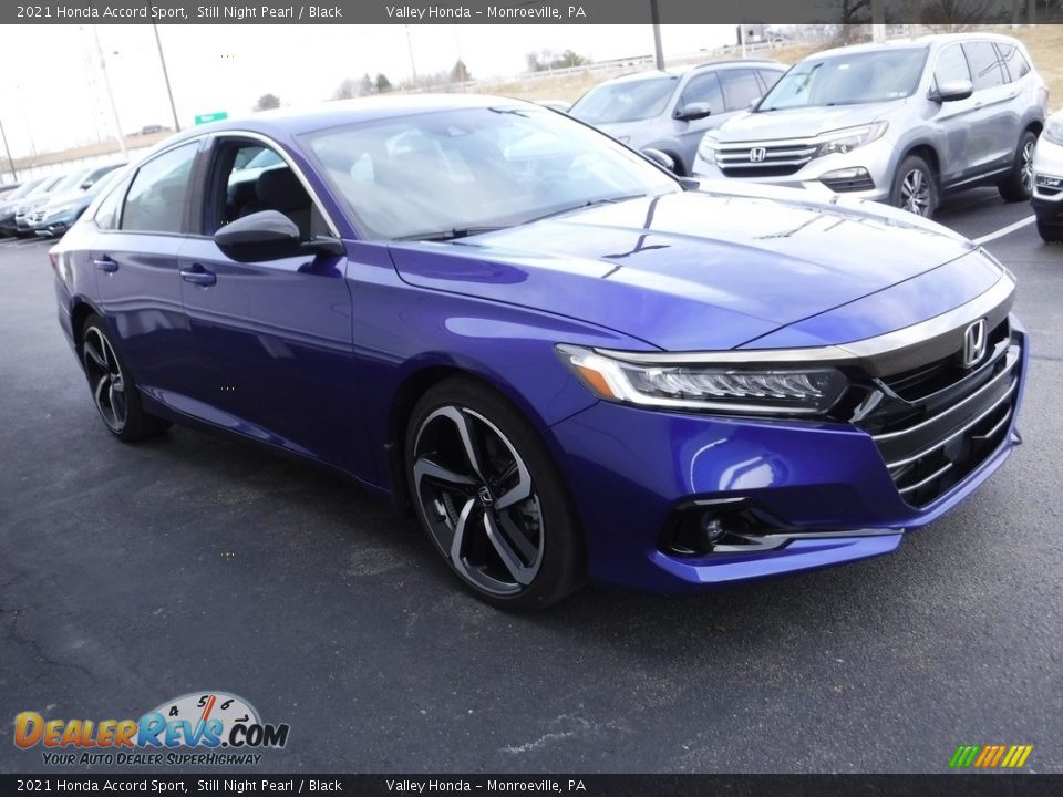 2021 Honda Accord Sport Still Night Pearl / Black Photo #5