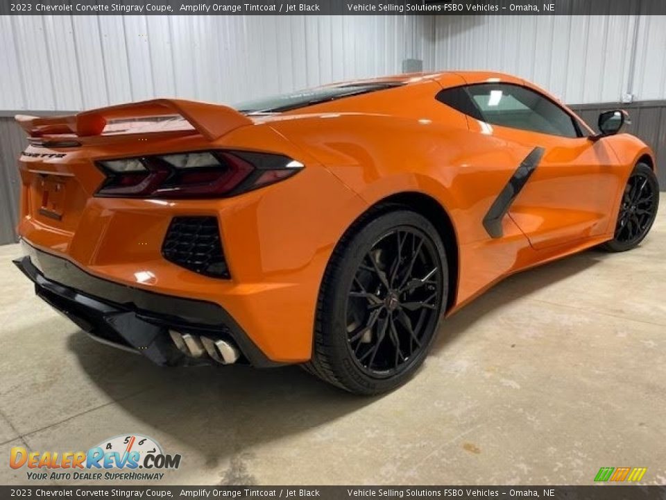 2023 Chevrolet Corvette Stingray Coupe Amplify Orange Tintcoat / Jet Black Photo #9