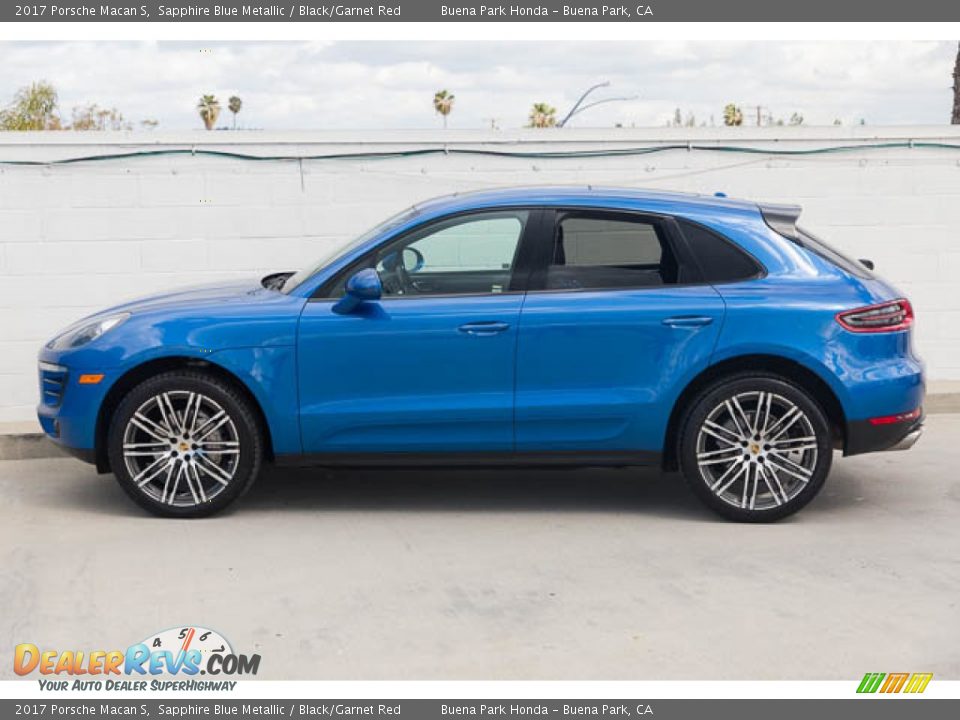 Sapphire Blue Metallic 2017 Porsche Macan S Photo #8