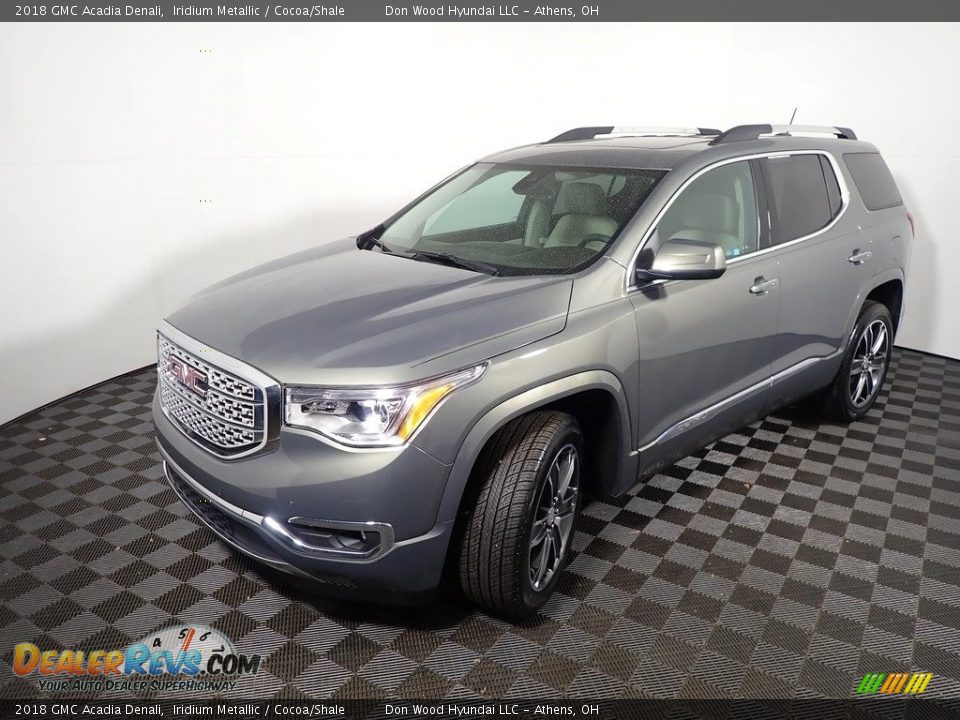 2018 GMC Acadia Denali Iridium Metallic / Cocoa/Shale Photo #10