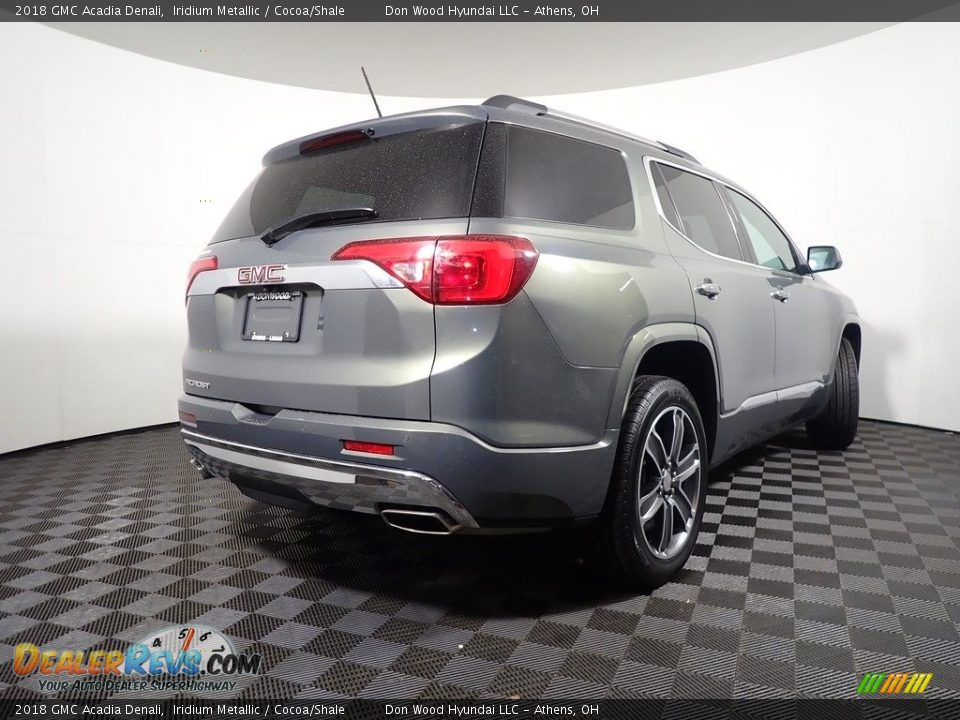 2018 GMC Acadia Denali Iridium Metallic / Cocoa/Shale Photo #17