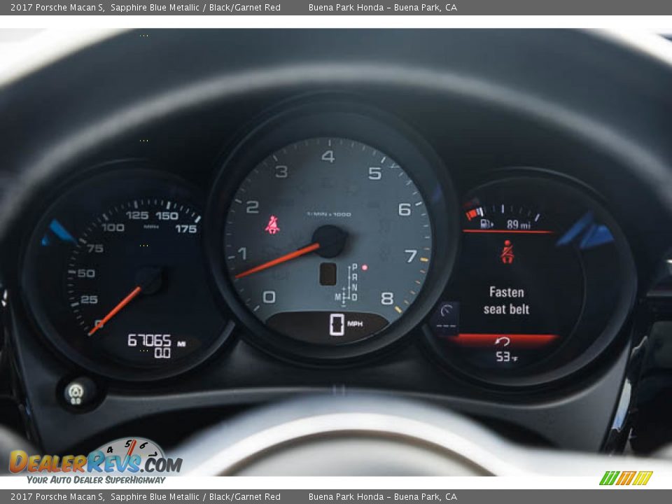 2017 Porsche Macan S Gauges Photo #27