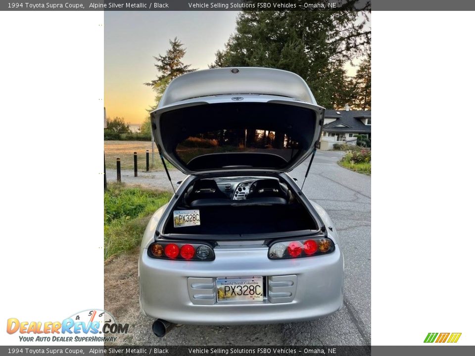 1994 Toyota Supra Coupe Alpine Silver Metallic / Black Photo #6