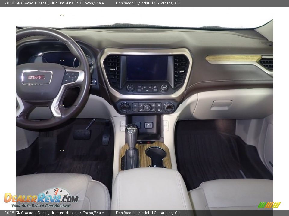 2018 GMC Acadia Denali Iridium Metallic / Cocoa/Shale Photo #24