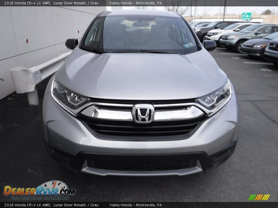 2018 Honda CR-V LX AWD Lunar Silver Metallic / Gray Photo #4