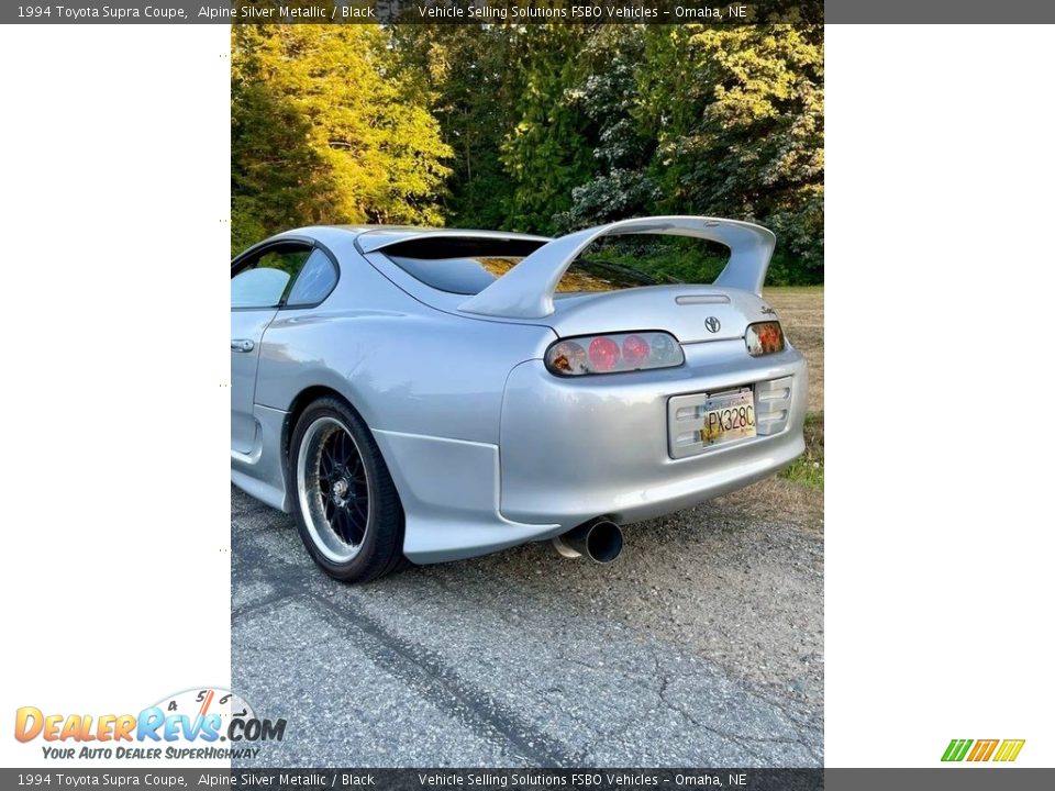 1994 Toyota Supra Coupe Alpine Silver Metallic / Black Photo #13