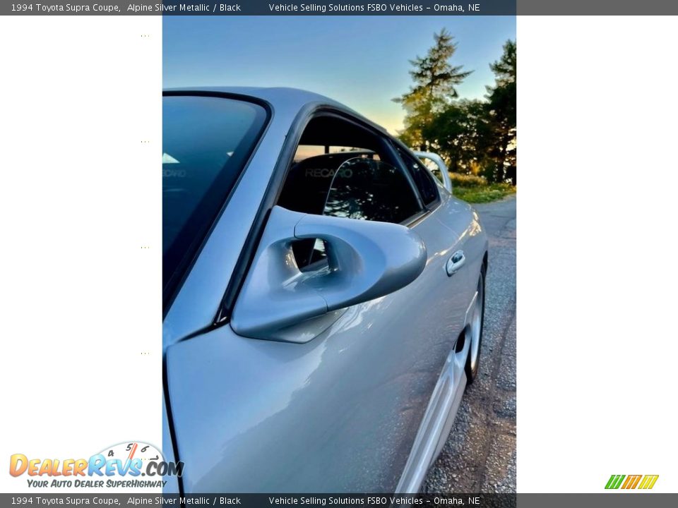 1994 Toyota Supra Coupe Alpine Silver Metallic / Black Photo #14