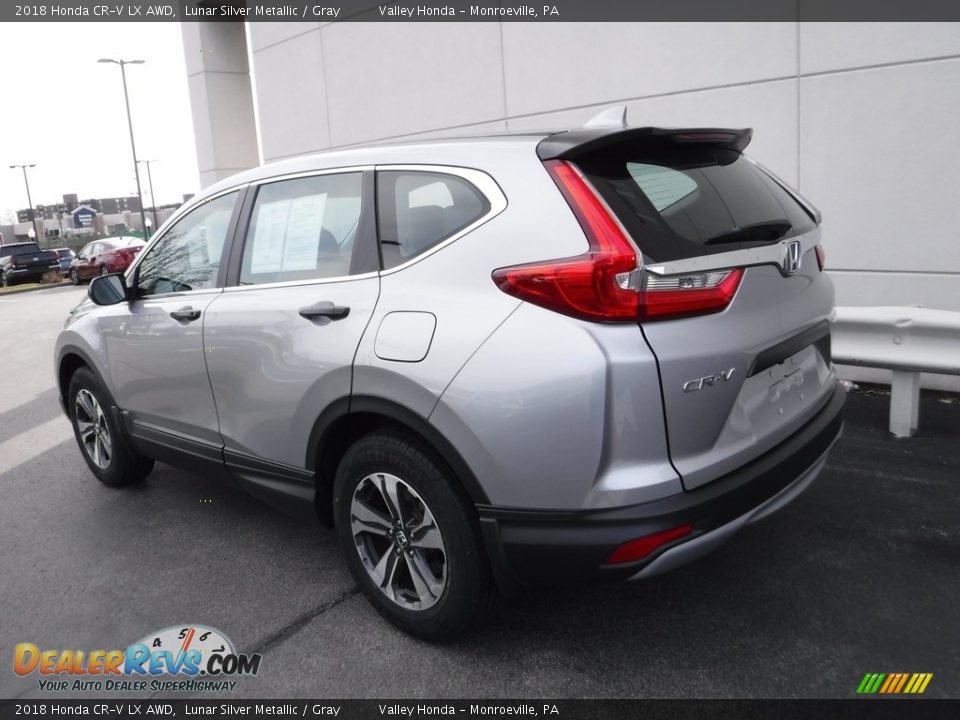 2018 Honda CR-V LX AWD Lunar Silver Metallic / Gray Photo #9