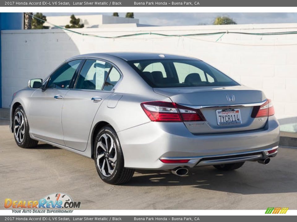 2017 Honda Accord EX-L V6 Sedan Lunar Silver Metallic / Black Photo #2