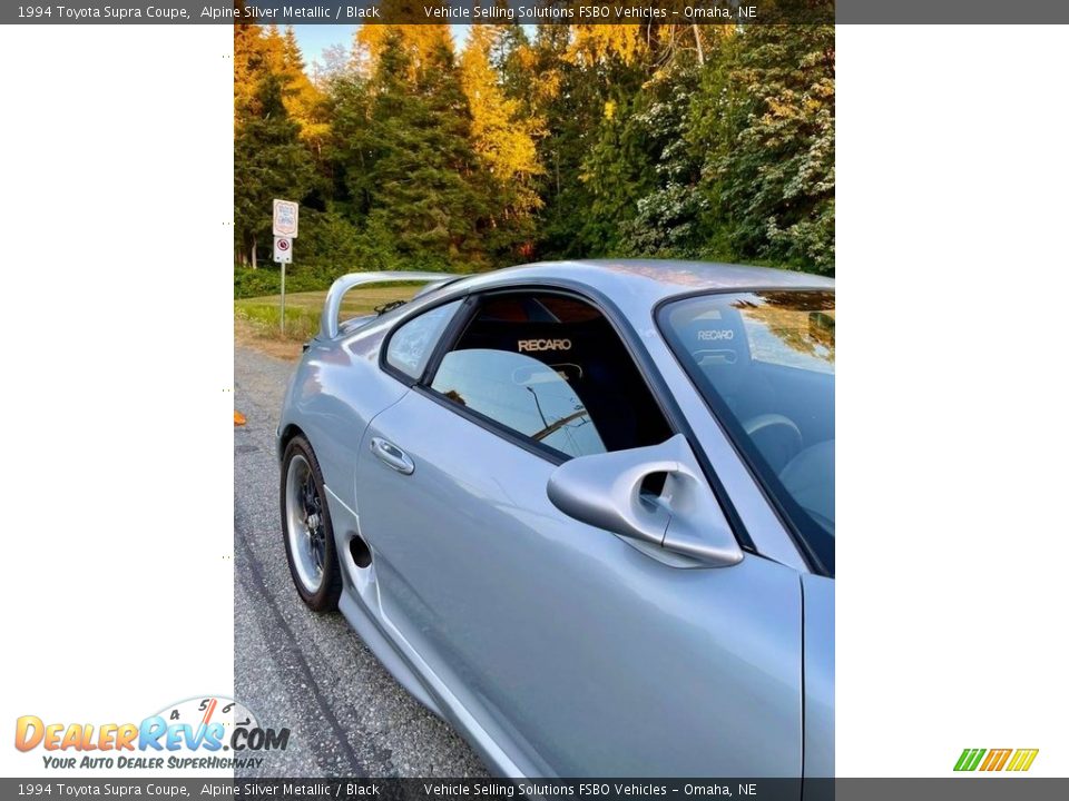 1994 Toyota Supra Coupe Alpine Silver Metallic / Black Photo #19