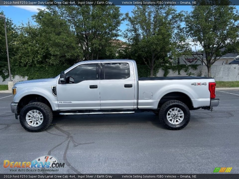 2019 Ford F250 Super Duty Lariat Crew Cab 4x4 Ingot Silver / Earth Gray Photo #1