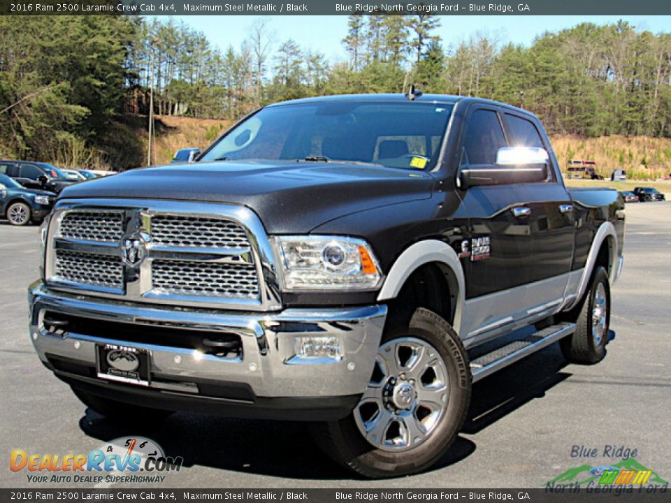 2016 Ram 2500 Laramie Crew Cab 4x4 Maximum Steel Metallic / Black Photo #1