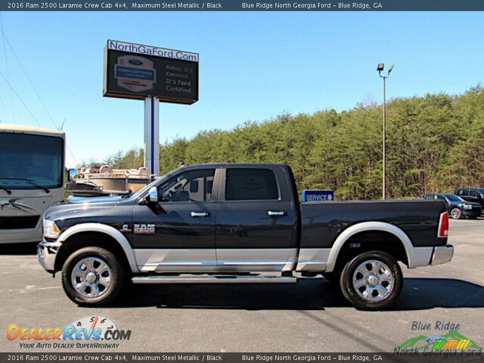 2016 Ram 2500 Laramie Crew Cab 4x4 Maximum Steel Metallic / Black Photo #2