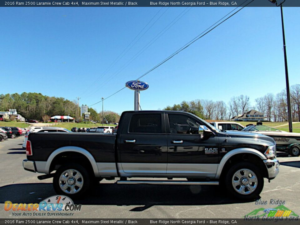 2016 Ram 2500 Laramie Crew Cab 4x4 Maximum Steel Metallic / Black Photo #6