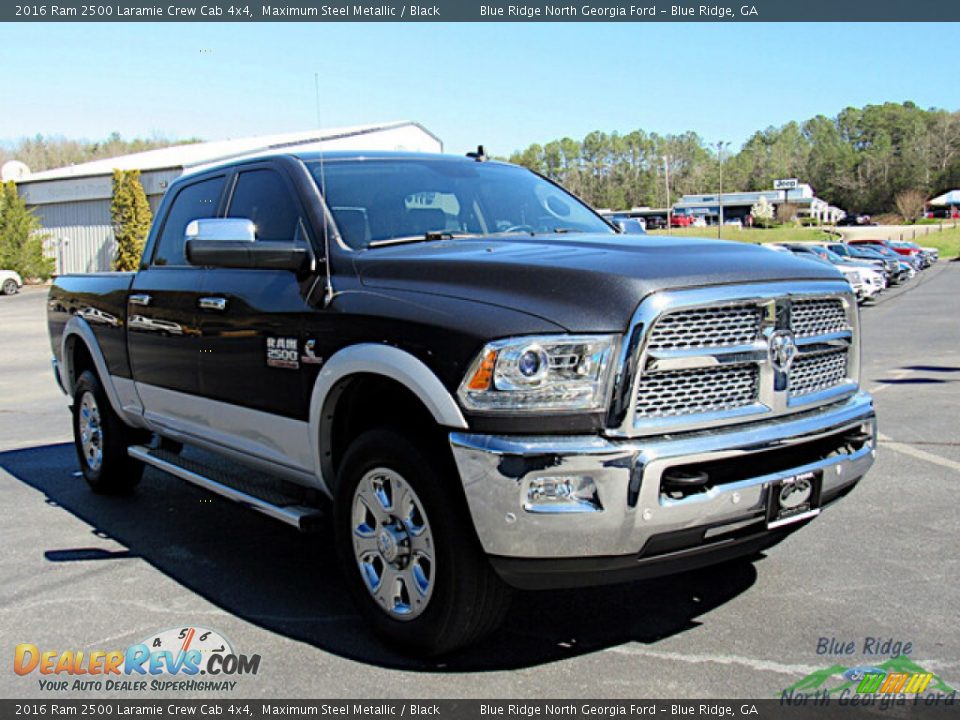 2016 Ram 2500 Laramie Crew Cab 4x4 Maximum Steel Metallic / Black Photo #7