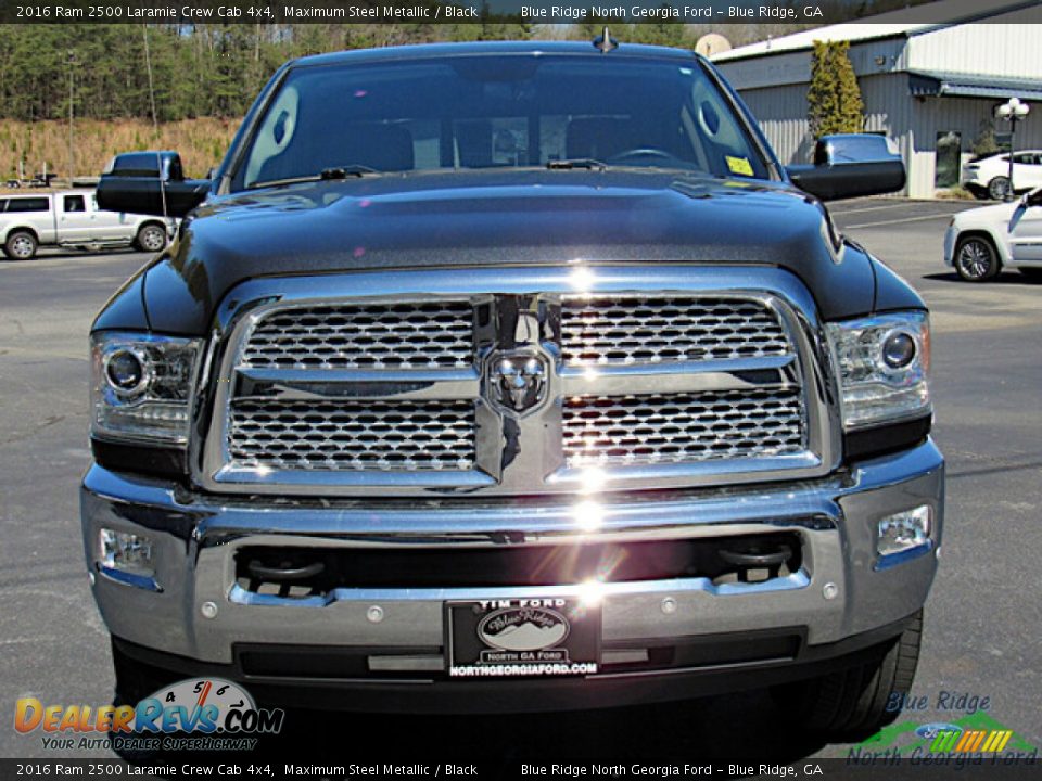 2016 Ram 2500 Laramie Crew Cab 4x4 Maximum Steel Metallic / Black Photo #8