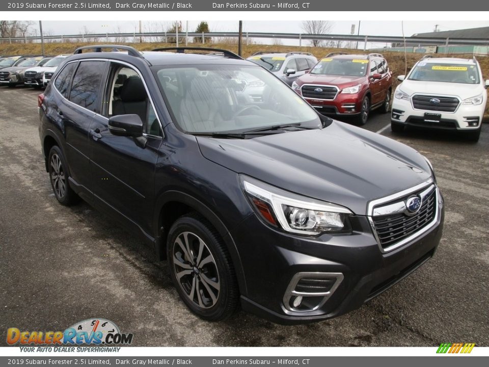 2019 Subaru Forester 2.5i Limited Dark Gray Metallic / Black Photo #3