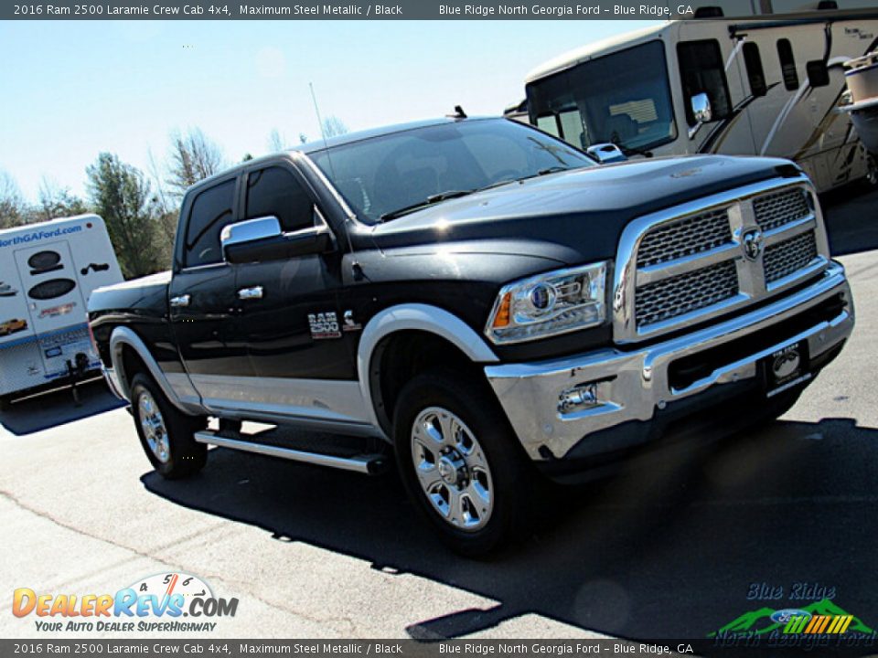 2016 Ram 2500 Laramie Crew Cab 4x4 Maximum Steel Metallic / Black Photo #27