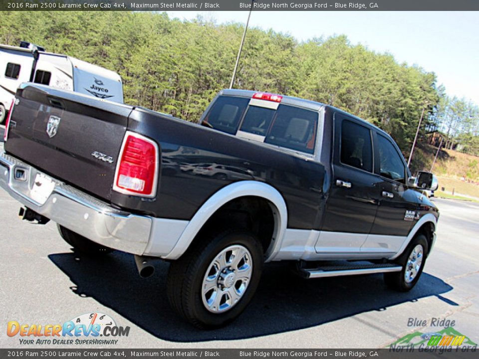 2016 Ram 2500 Laramie Crew Cab 4x4 Maximum Steel Metallic / Black Photo #28