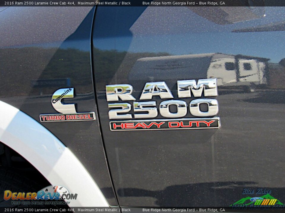 2016 Ram 2500 Laramie Crew Cab 4x4 Maximum Steel Metallic / Black Photo #30