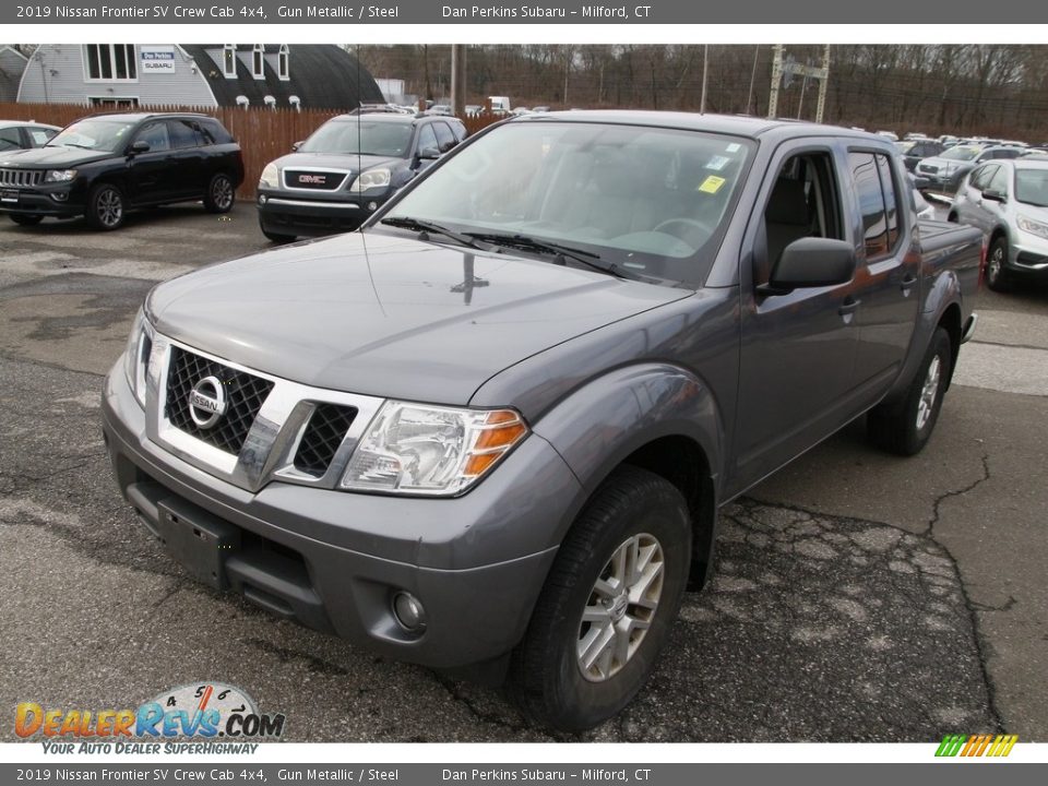 2019 Nissan Frontier SV Crew Cab 4x4 Gun Metallic / Steel Photo #1