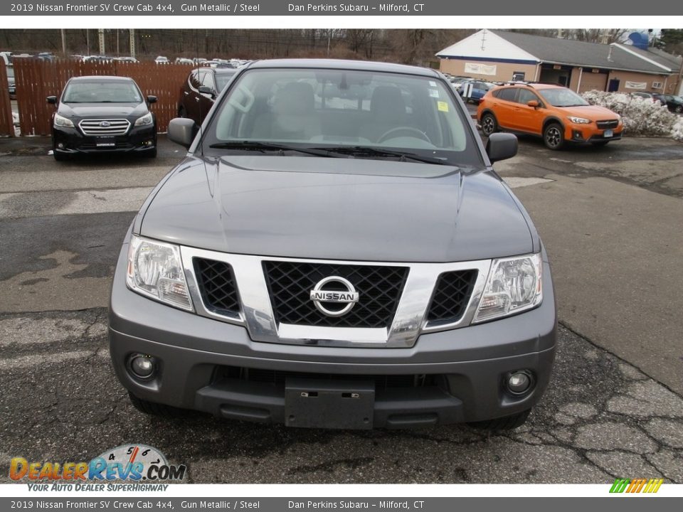 2019 Nissan Frontier SV Crew Cab 4x4 Gun Metallic / Steel Photo #2