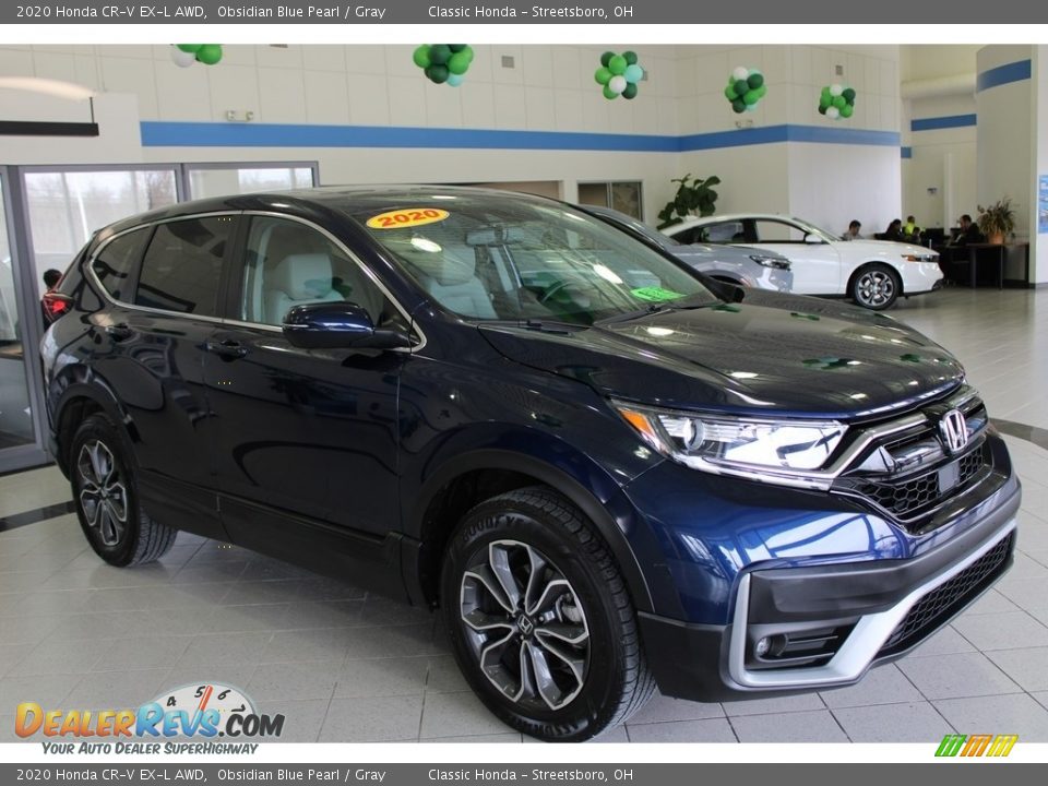 Front 3/4 View of 2020 Honda CR-V EX-L AWD Photo #3