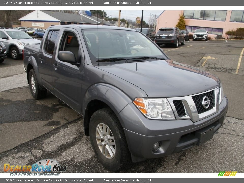 2019 Nissan Frontier SV Crew Cab 4x4 Gun Metallic / Steel Photo #3