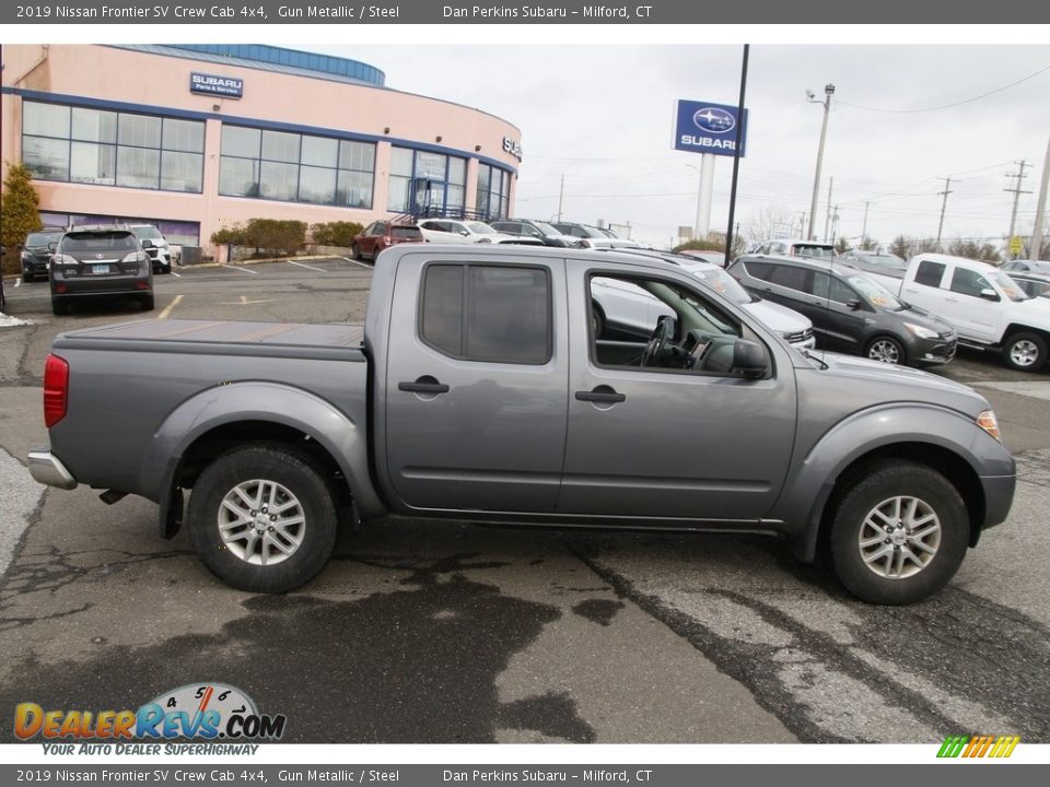 2019 Nissan Frontier SV Crew Cab 4x4 Gun Metallic / Steel Photo #4